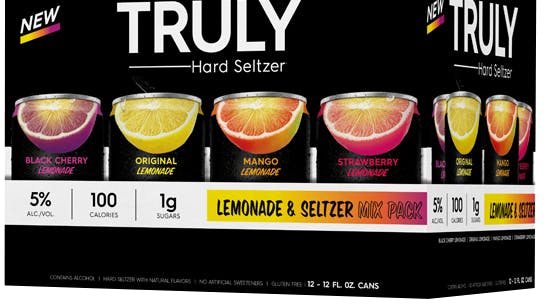 Truly Lemonade Seltzer Variety Pack 24 pack 12 oz. Can ...