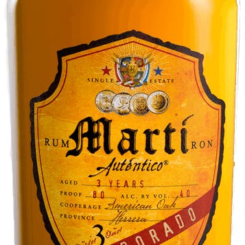 Marti Autentico Dorado Rum 750ml - Petite Cellars