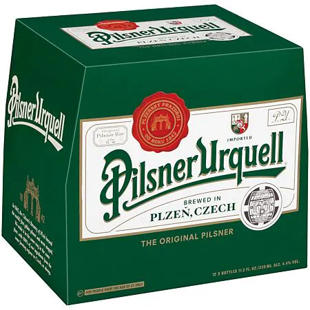 Pilsner Urquell Pale Lager - Case 24 pack 12 oz. Bottle - Garden