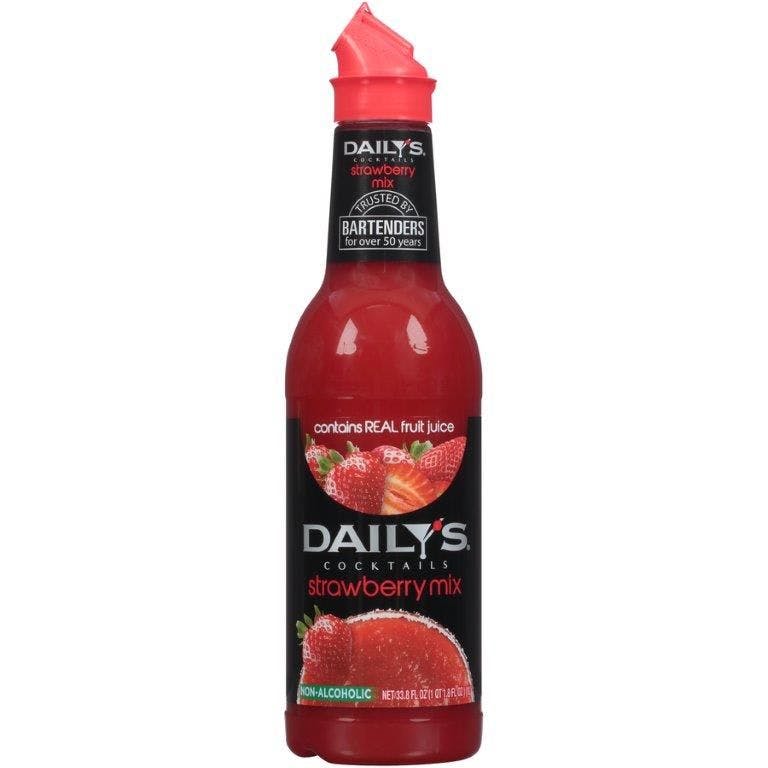 Daily's Cocktails Strawberry Mix 1L Bottle Shop of Spring Lake