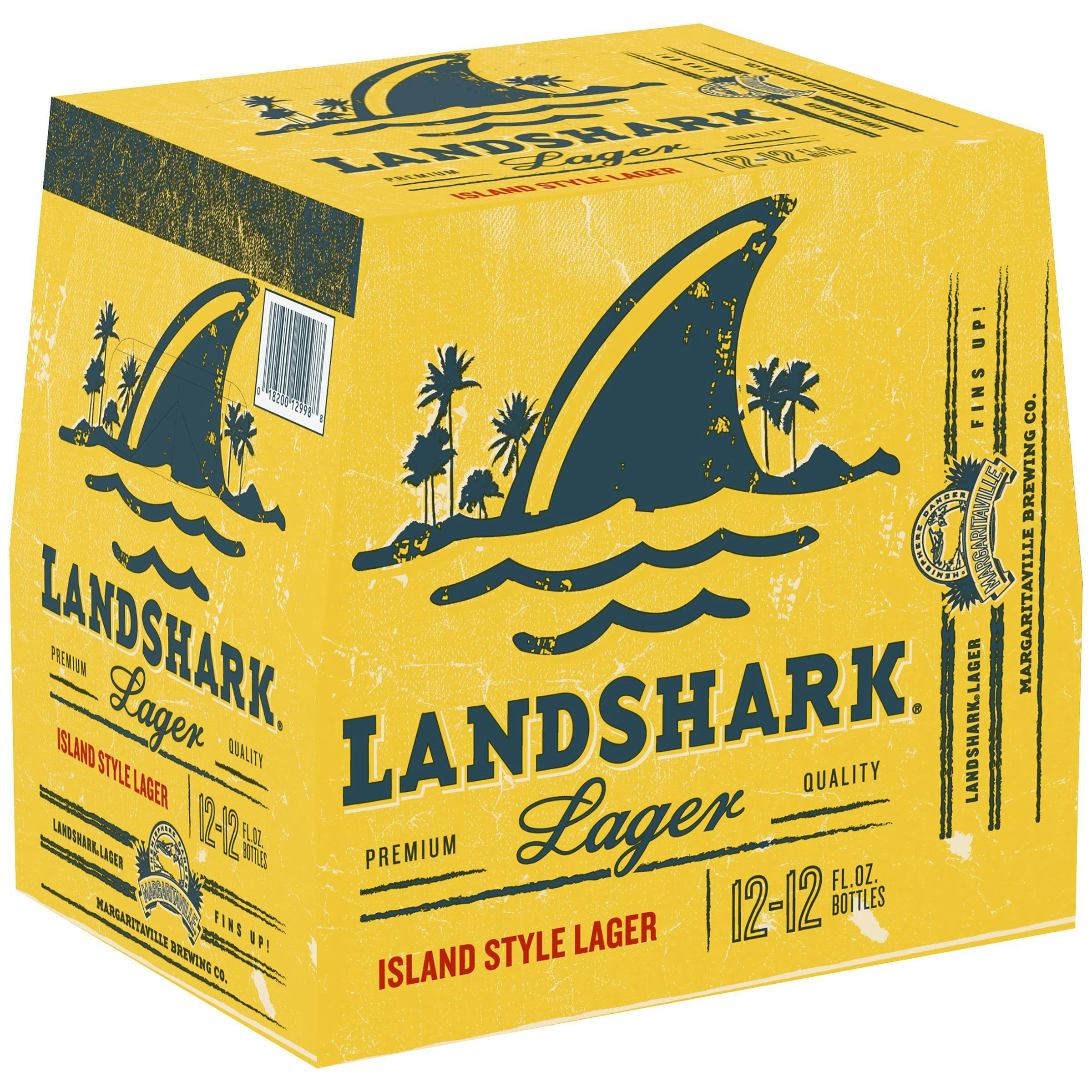 Landshark Lager Case 24 pack 12 oz. Bottle Garden State Discount Liquors