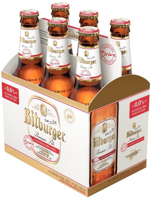 Bitburger Drive 6 pack 12 oz. Bottle - Petite Cellars