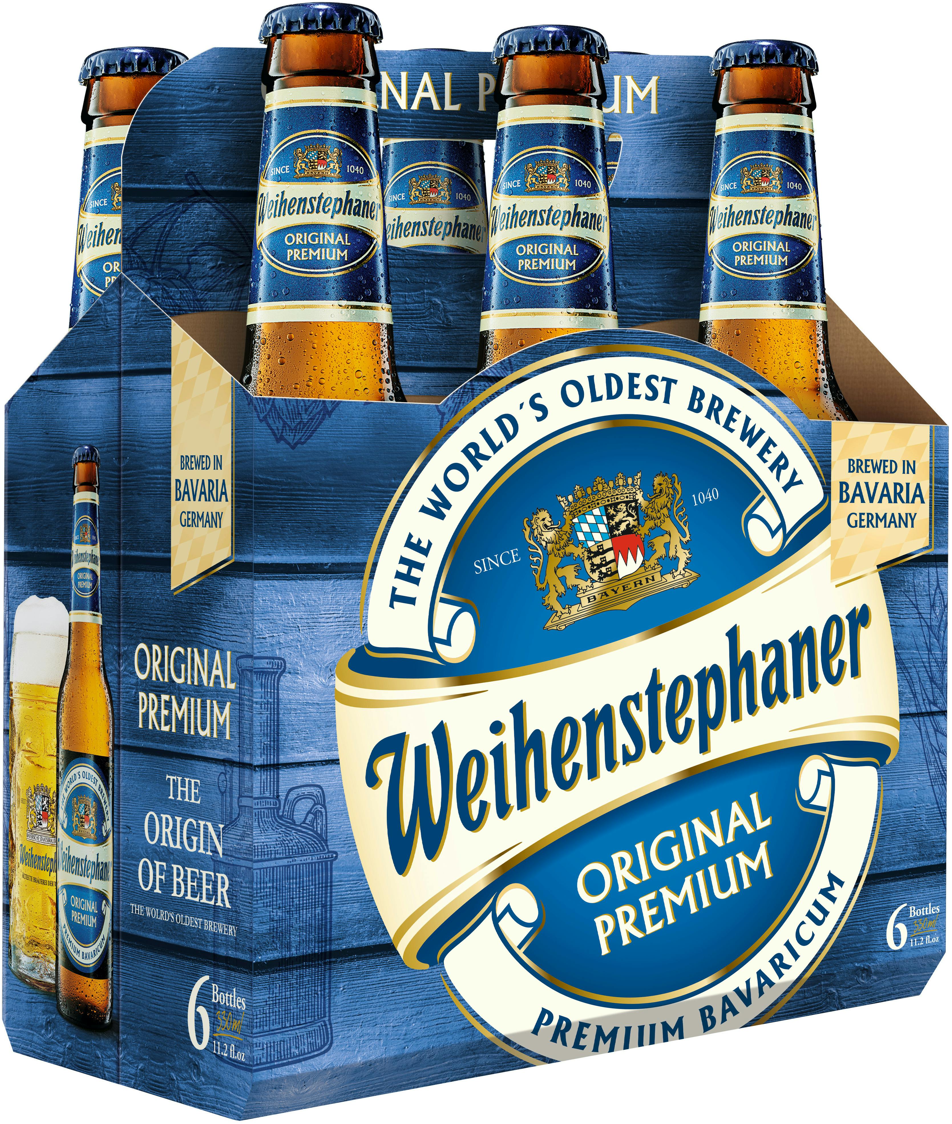 Weihenstephaner Original Premium 6 pack 12 oz. Bottle - Petite Cellars