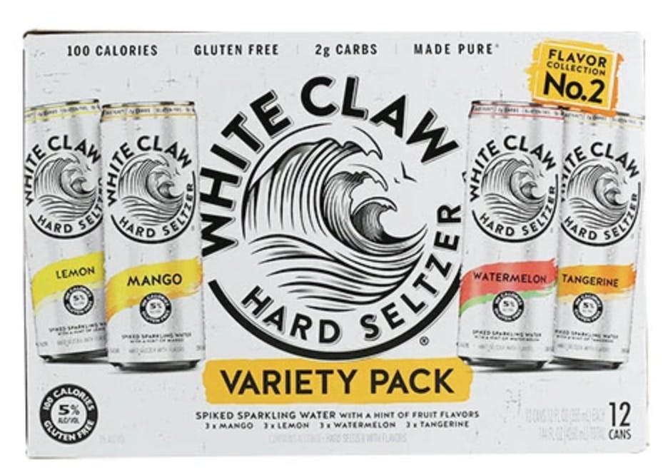 White Claw Variety Pack Flavor Collection 2 12 pack 12 oz. Can