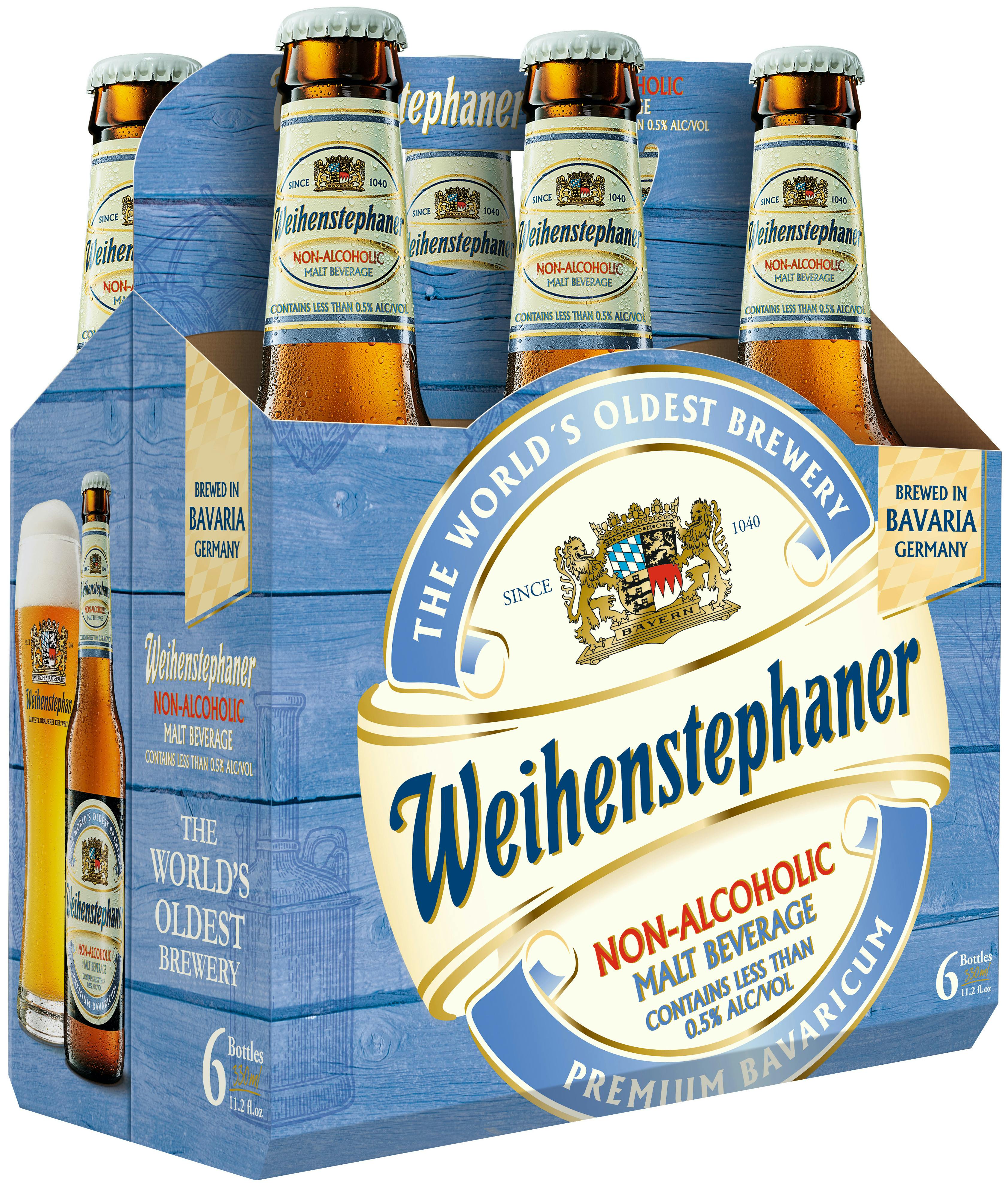 Weihenstephaner Non Alcoholic Wheat Beer 6 pack 12 oz. Bottle Petite