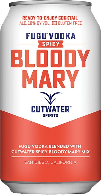 Cutwater Spirits Fugu Vodka Spicy Bloody Mary 4 pack 12 oz. Can