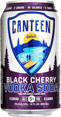 Canteen Spirits Ready to Drink Black Cherry Vodka Soda - Corkdorks  Nashville Wine, Spirits, Beer