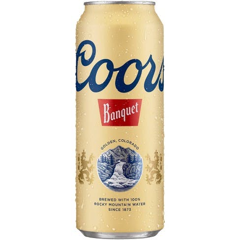 COORS BANQUET BEER METAL COOLER