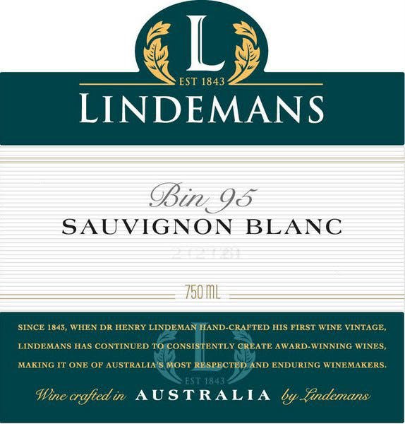 Lindemans Bin 95 Sauvignon Blanc 750ml Yankee Spirits