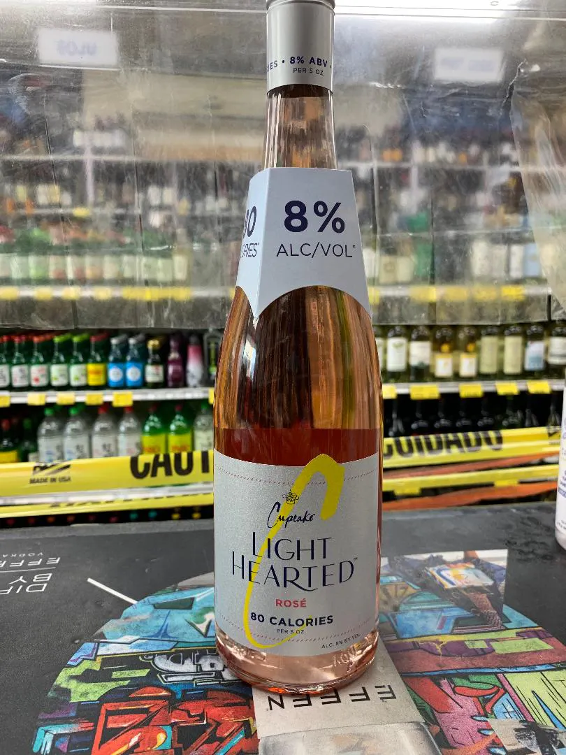light hearted rose wine