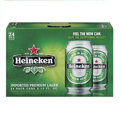 Heineken Lager 24 pack 12 oz. Can - Allendale Wine Shoppe