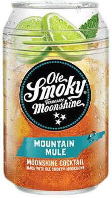 Ole Smoky Distillery Mountain Mule Moonshine Cocktail 4 pack 355ml Can ...