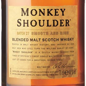 Monkey Shoulder Blended Malt Scotch Whisky 750ml - Morton Williams