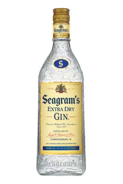 Seagram's Extra Dry gin glass 750ml (080432401255)