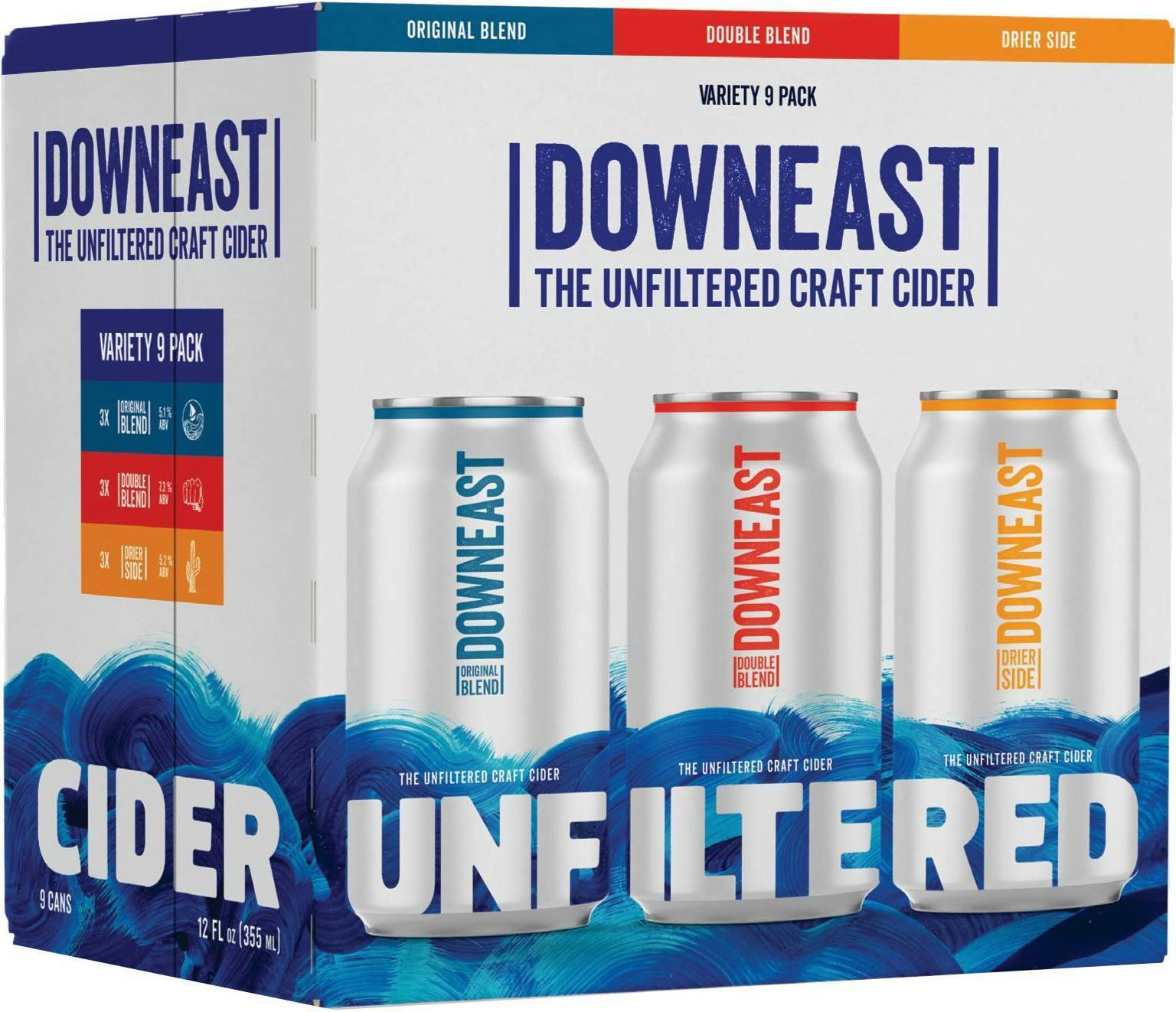 Downeast Cider House Variety Pack #1 9 Pack 12 Oz. Can - Vine Republic