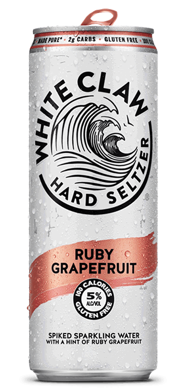 White Claw Hard Seltzer Ruby Grapefruit 4 Pack 16 Oz Can Allendale Wine Shoppe