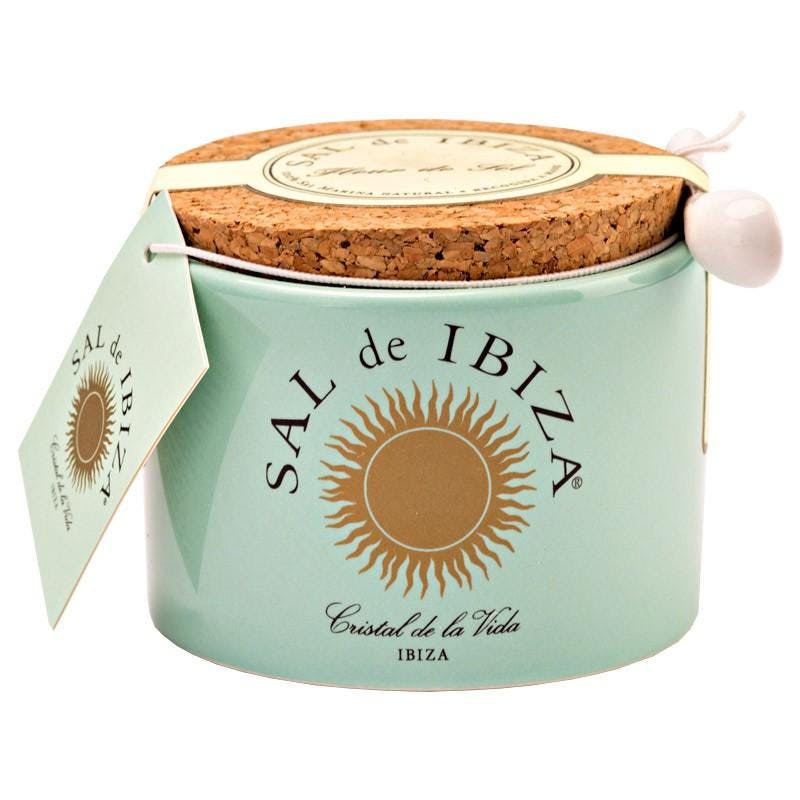 Sal De Ibiza Fleur De Sel Ceramic Jar - 150 gr
