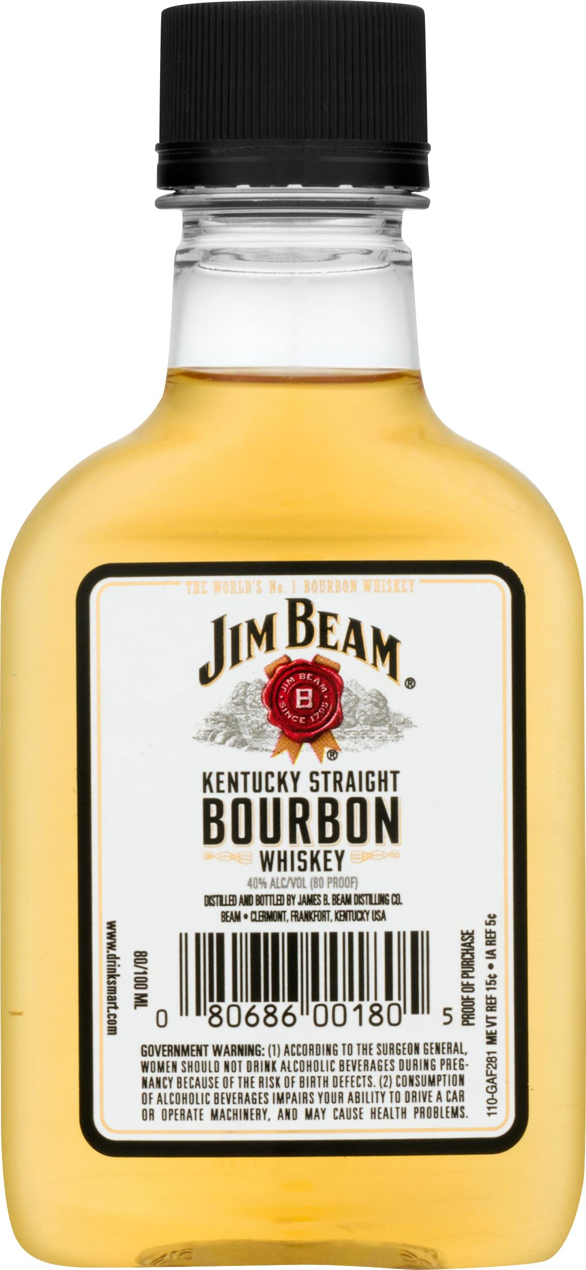 Jim Beam Kentucky Straight Bourbon Whiskey 1.75L - Argonaut Wine & Liquor