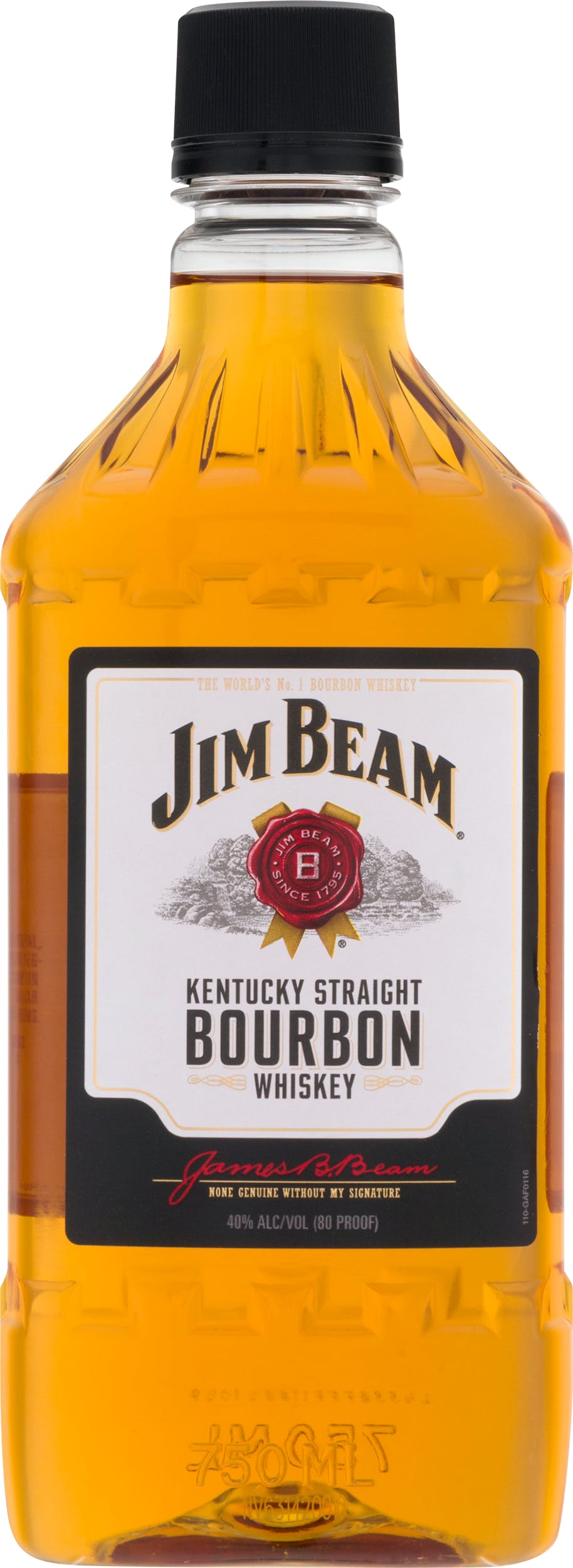 Jim Beam Kentucky Straight Bourbon Whiskey 4 Year Old 750ml Pet Bottle Outback Liquors