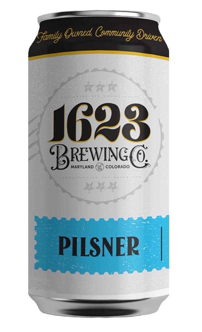 1623 Brewing Co. Pilsner 6 pack 12 oz. Can - Petite Cellars