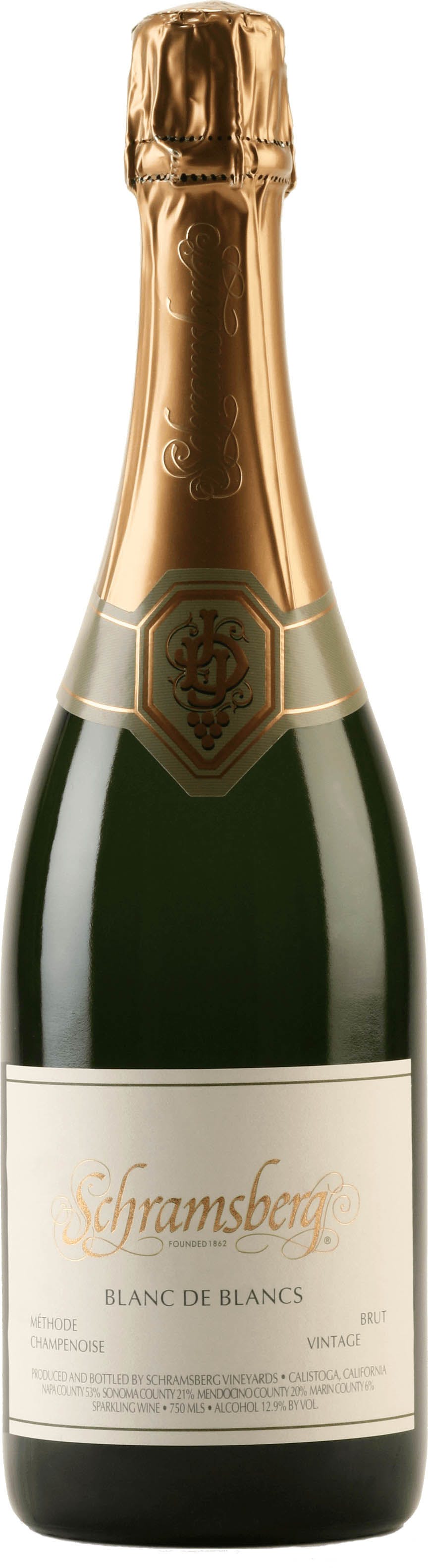 Schramsberg Blanc de Blancs 2017 750ml Vicker s Liquors