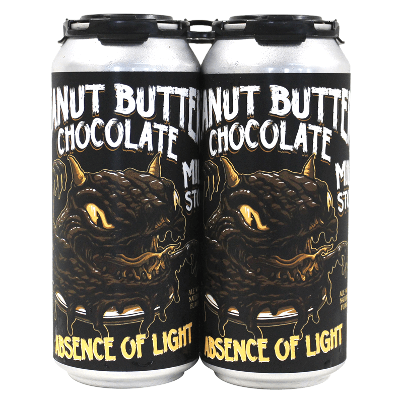 4 Hands Brewing Absence Of Light Peanut Butter Chocolate Milk Stout 4 Pack 16 Oz Can Cheers Wines And Spirits