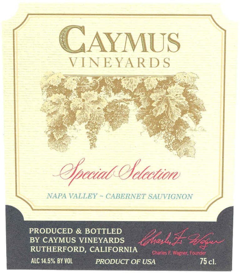 Caymus Special Selection Cabernet Sauvignon 2017 750ml - Bottle