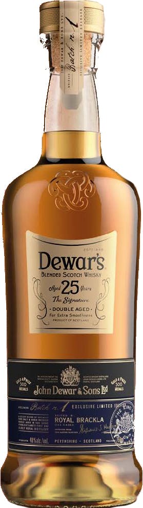 Dewar's Signature Blended Scotch Whisky 25 year old 750ml - Vine