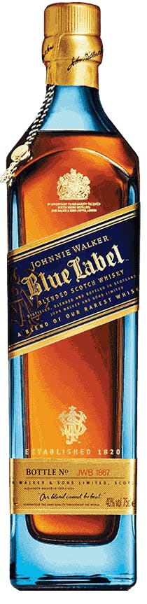 Mago Frenesí Perenne Johnnie Walker Blue Label Blended Scotch Whisky 750ml - Yankee Spirits