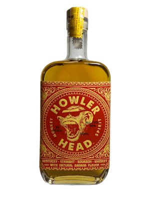 Howler Head Banana Infused Whiskey Guy Straight Kentucky Wine The Bourbon - 750ml