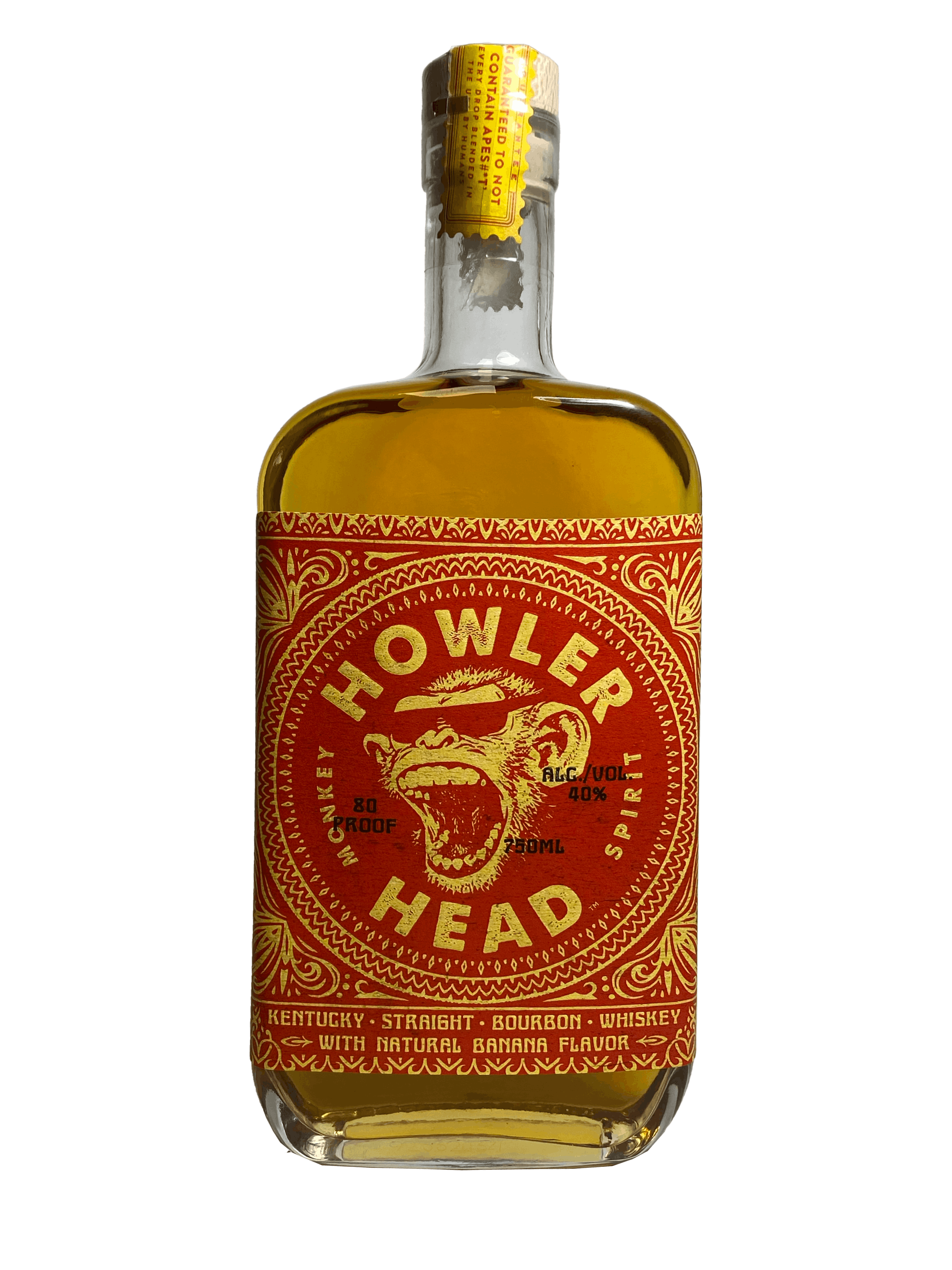 Howler Head Banana Infused Kentucky Straight Bourbon Whiskey 750ml