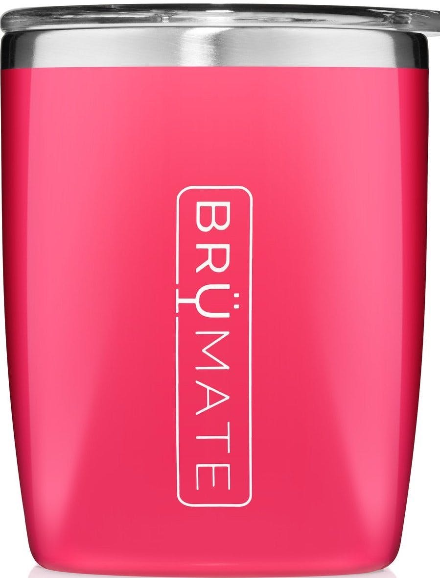 Brumate Rocks Tumbler Neon Pink 12 oz. insulated drinkware