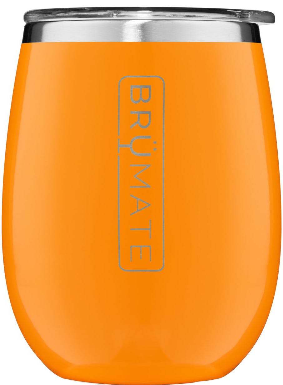 BruMate Hunter Orange Uncork'd XL 14 oz Wine Tumbler
