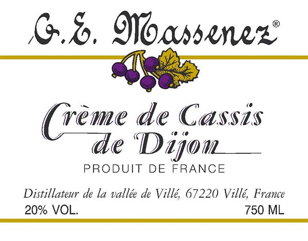 Crème - Liqueur Cassis De Lannion Warenghem - Maison Ferroni