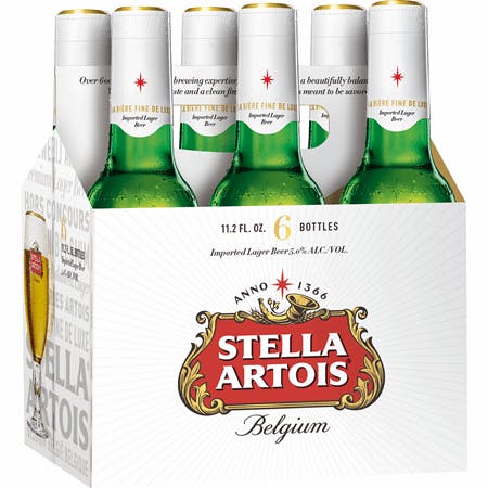 Stella Artois Lager 18 pack 12 oz. Bottle - Petite Cellars