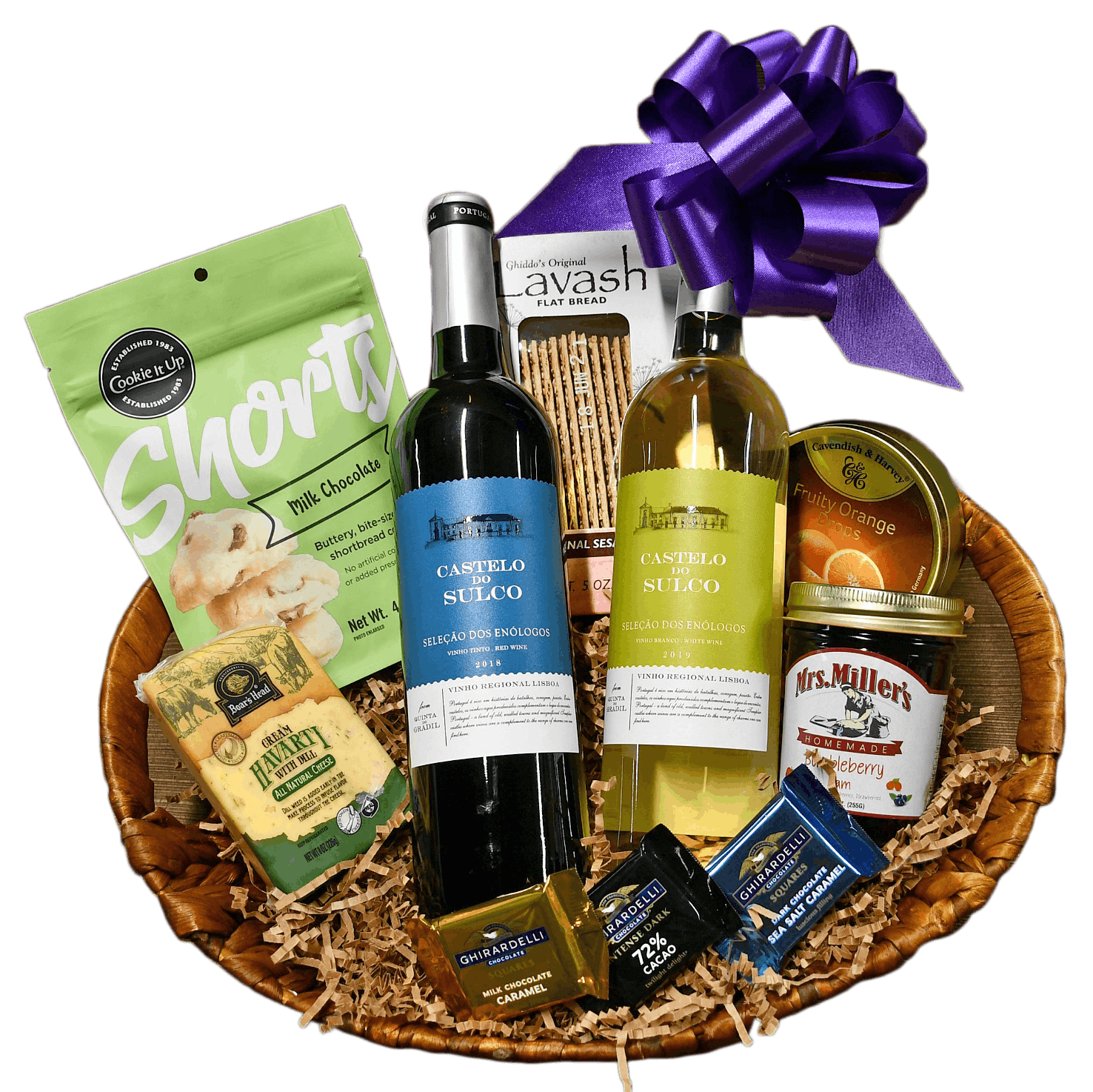 Spirited Wines Vintner's Classic Gourmet Gift Basket - SPIRITED Wines