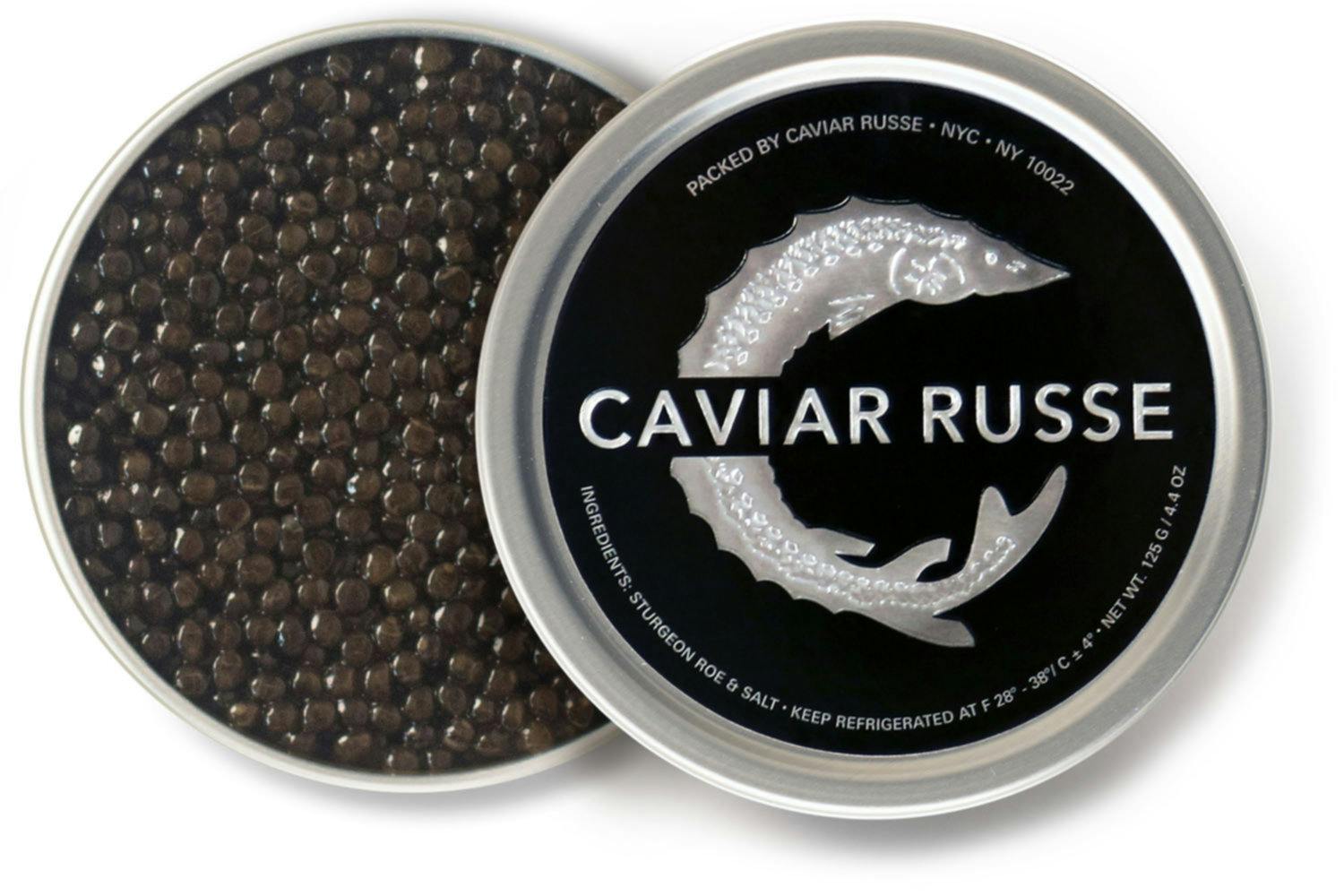 Caviar Russe Russian Osetra Caviar 1 oz. Jar Bottle Shop of Spring Lake