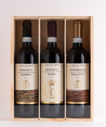 Lorenzo Argonaut San Wine CASCINA & 750ml - Cascina LORENZO SAN 750ml SET GIFT Bottle 3BT Liquor