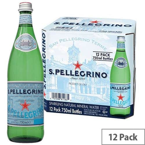 San Pellegrino Mineral Water 12 pack 750ml Bottle - Allendale Wine Shoppe