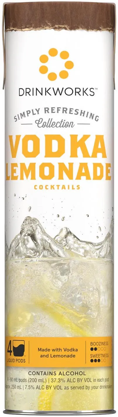 DrinkWorks Vodka Lemonade Pods 50ml 