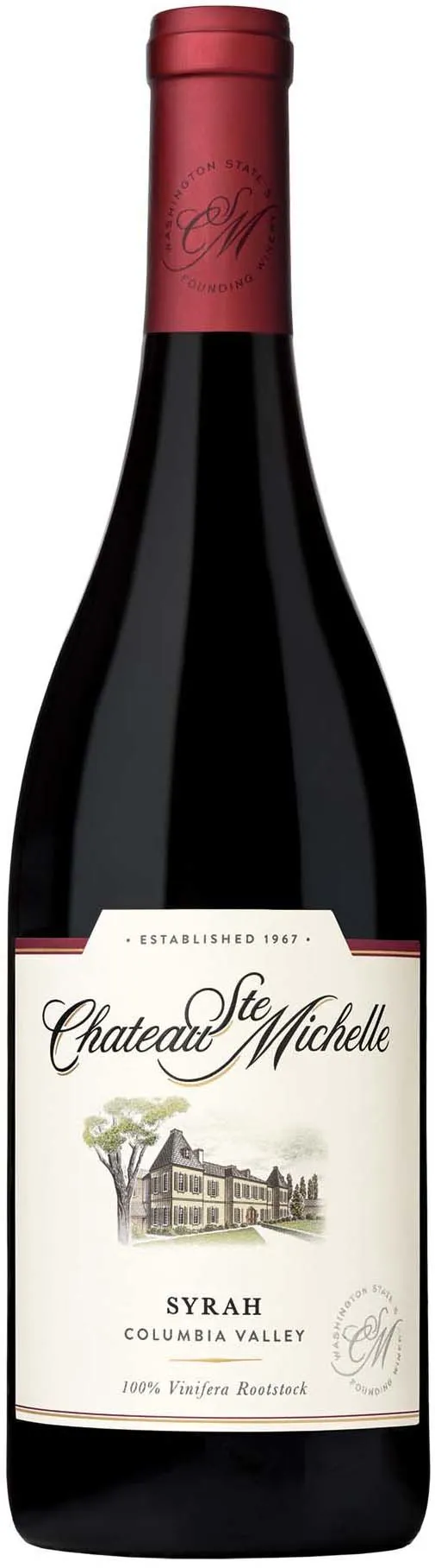 Chateau ste. michelle syrah columbia Valley 2002 750ml (088586000751)