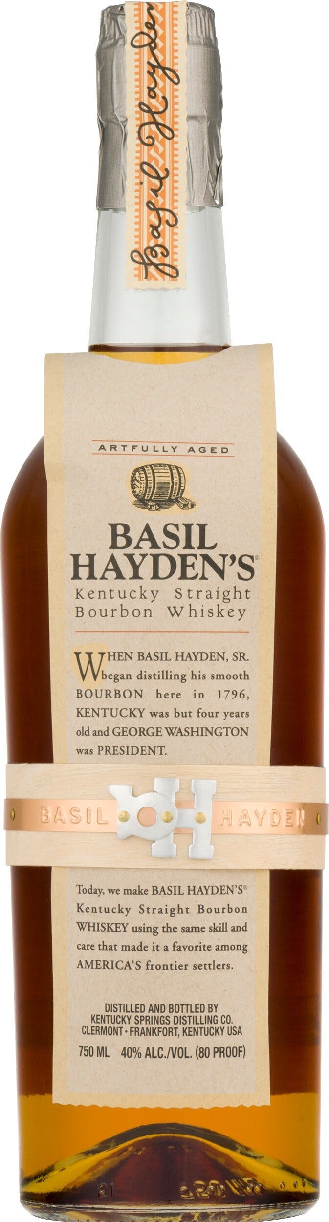 Basil Hayden Kentucky Straight Bourbon Whiskey 8 year old 750ml - The Wine  Guy