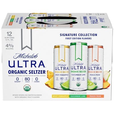 Organic Hard Seltzer Variety Pack - 12 pack
