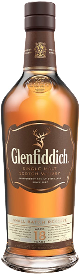 Glenfiddich Single Malt Scotch Whisky 18 year old 750ml - The Wine 