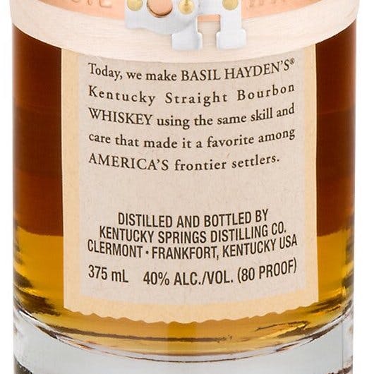 Basil Hayden's Kentucky Straight Bourbon Whiskey 375ml - The Wine Guy