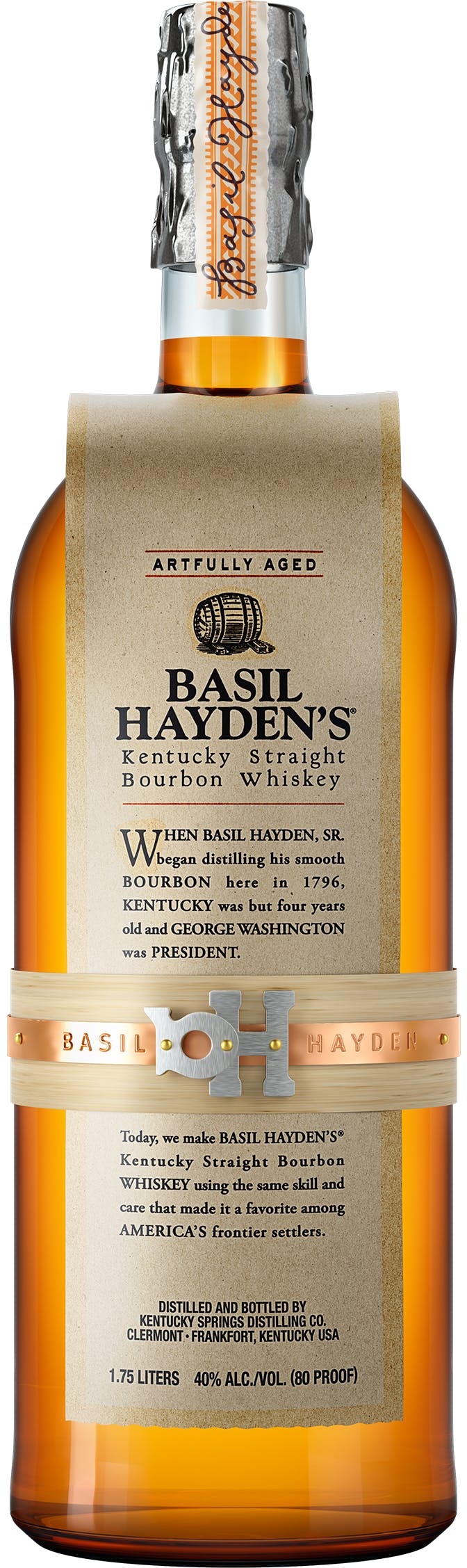 Basil Hayden Kentucky Straight Bourbon Whiskey 1.75L - The Wine Guy