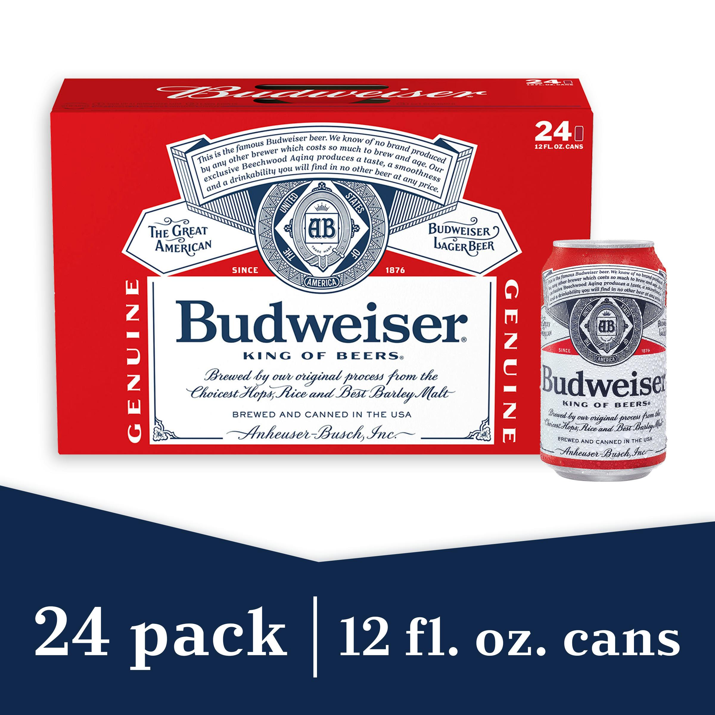 Beer on sale budweiser price