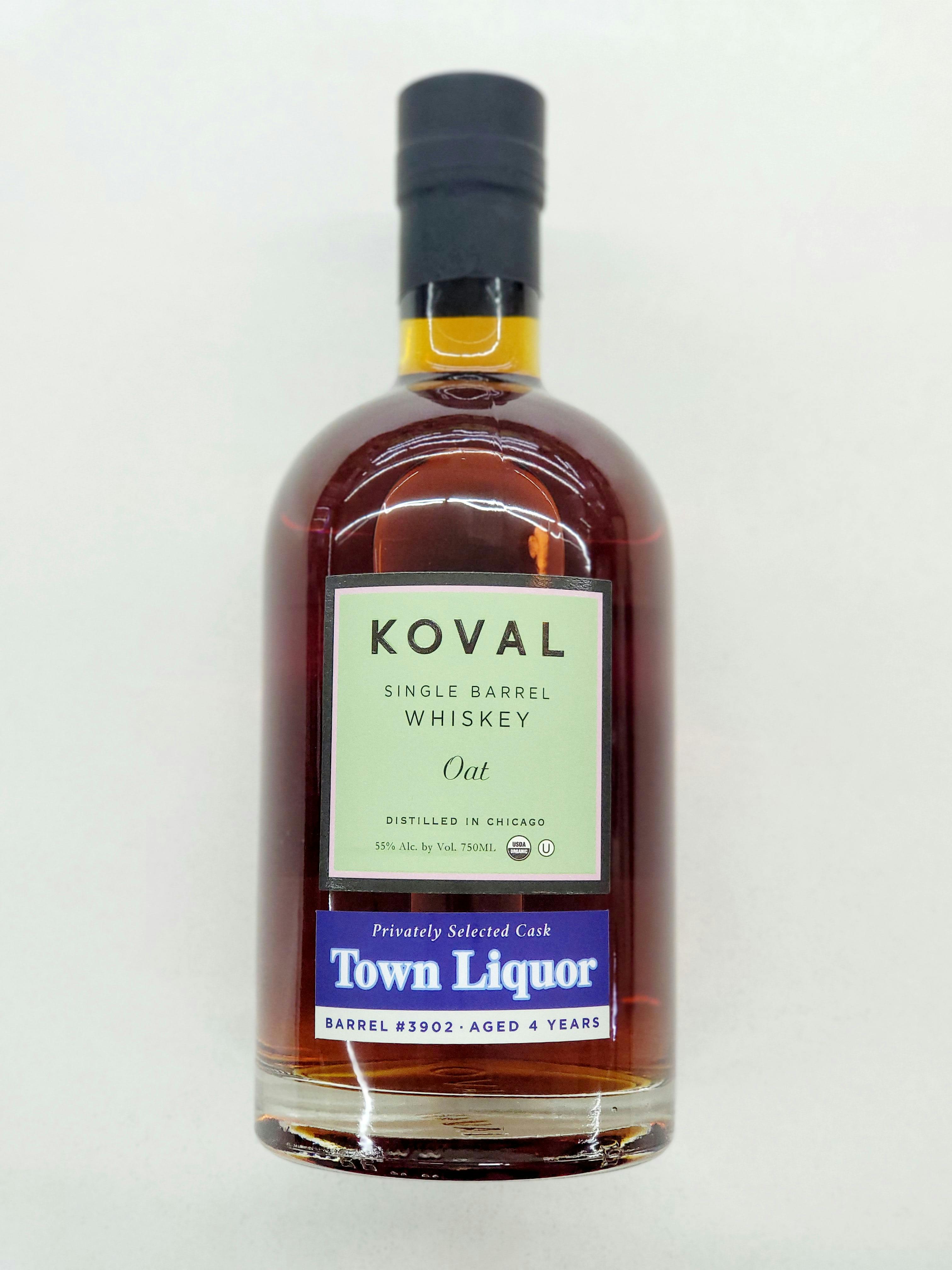 Koval Distillery Single Barrel Oat Whiskey ( STORE PICK ) 4 year old 750ml Town Liquor
