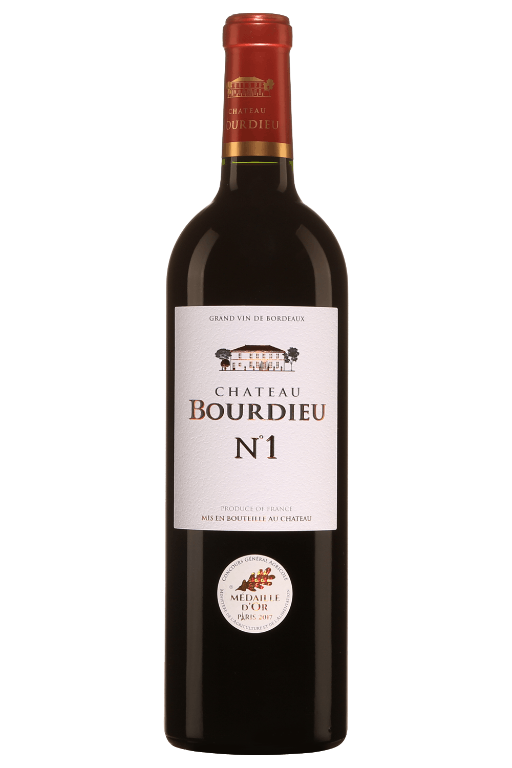 Lot 3x Vin Rouge Bordeaux Le Bedat AOC / HVE - Bouteille 750ml