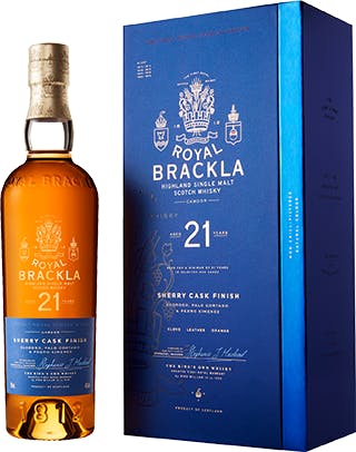 Royal Brackla Single Highland Malt Scotch Whisky 21 year old 750ml